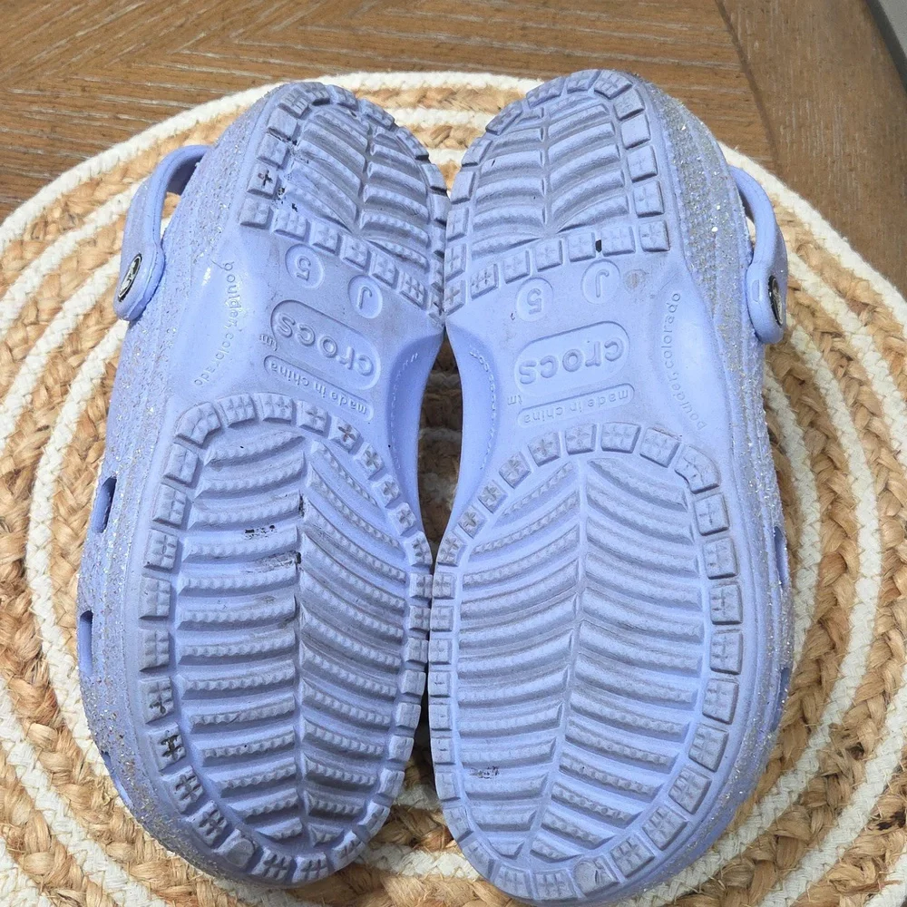 Crocs Iridescent Moon Jelly Classic Clogs - Picture 8 of 10